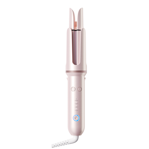 Pink DYHOO 392 automatic curling iron on a white background
