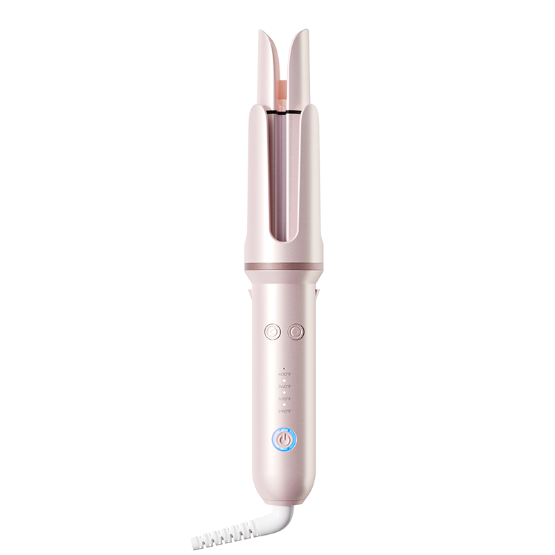Pink DYHOO Automatic Curling Iron on a clean background
